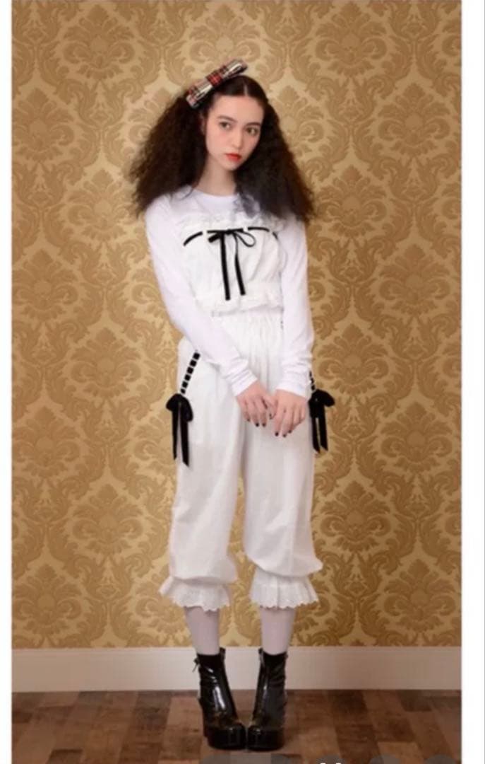 katie No country　ブラウス　ドロワーズ