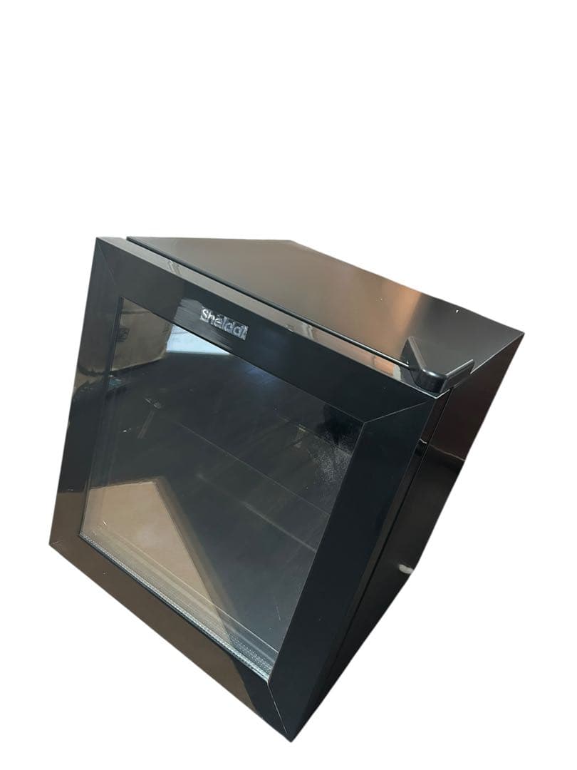 ミニ冷凍庫 小型 家庭用 35L 透明ガラスドア 中身が見える