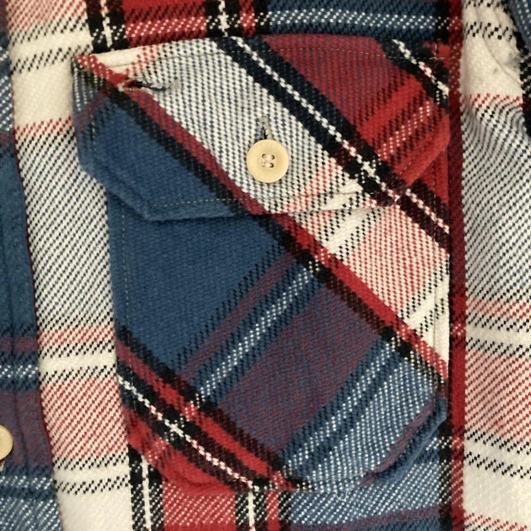 C*2様 ウエアハウス　トリコロール　ネルシャツ　Lサイズ 美品