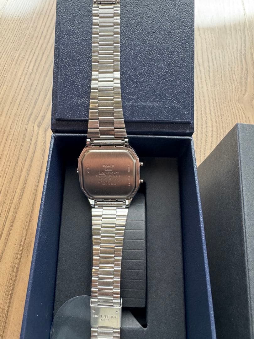 【極美品/保証書付】カシオAQ-240E-7AJF 25年10月購入 付属品完備