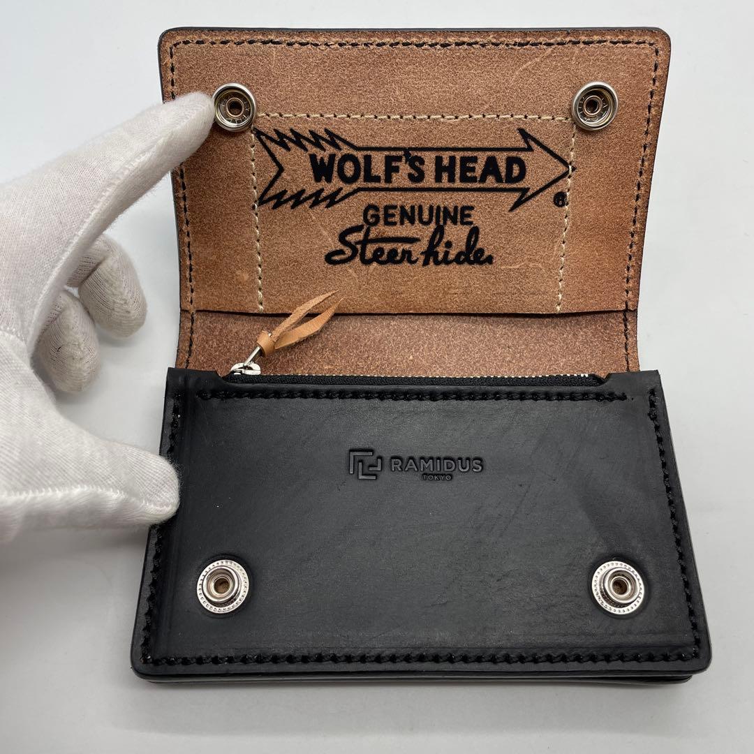 ☆新品☆RAMIDUS☆ WOLF'S HEAD WALLET SHORT-3
