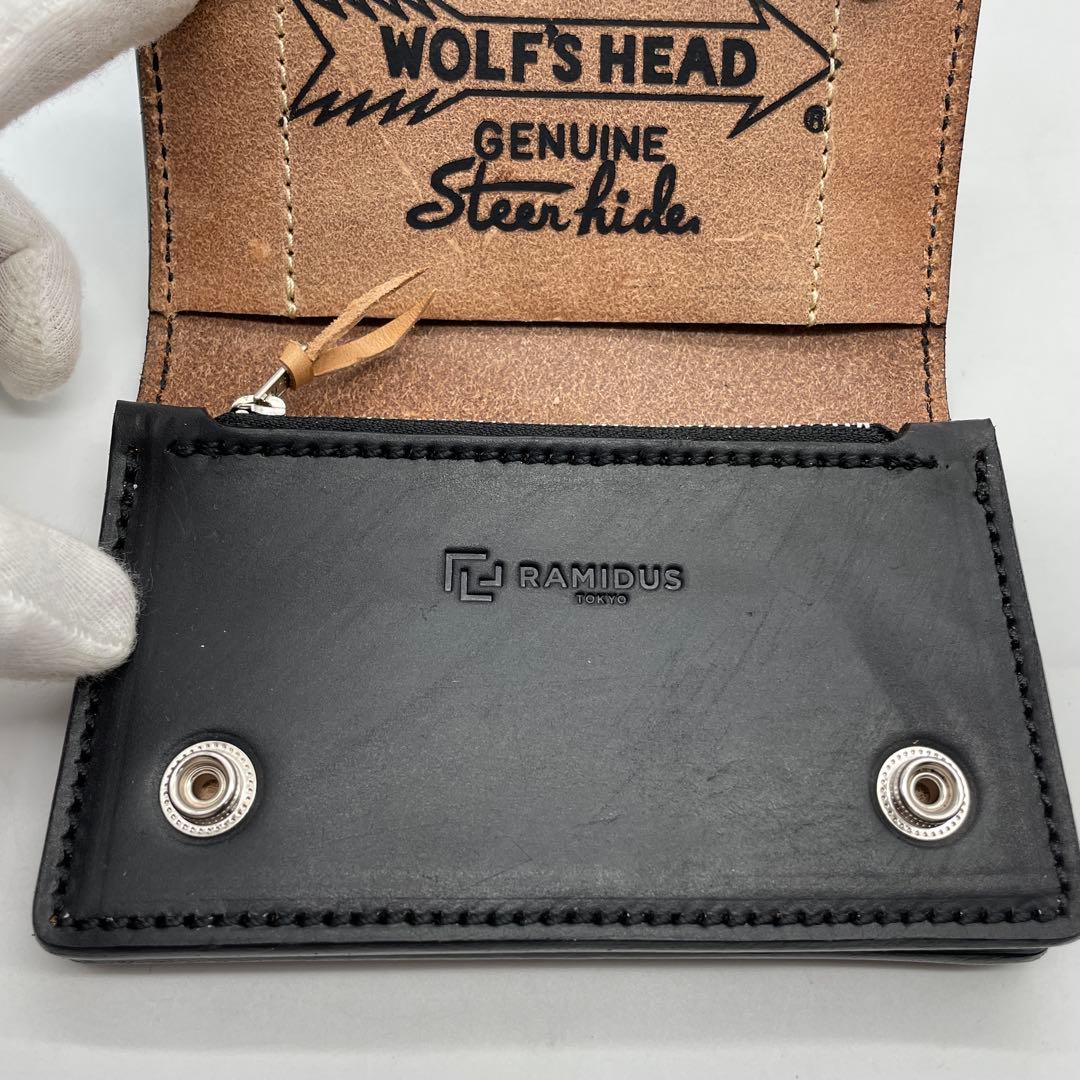 ☆新品☆RAMIDUS☆ WOLF'S HEAD WALLET SHORT-3