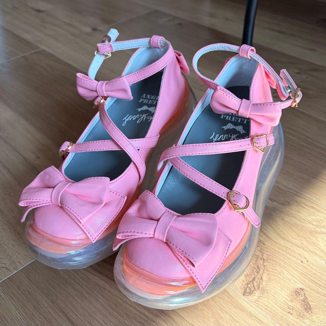 JennyFax✖️Angelic Pretty リボンシューズ　38サイズ