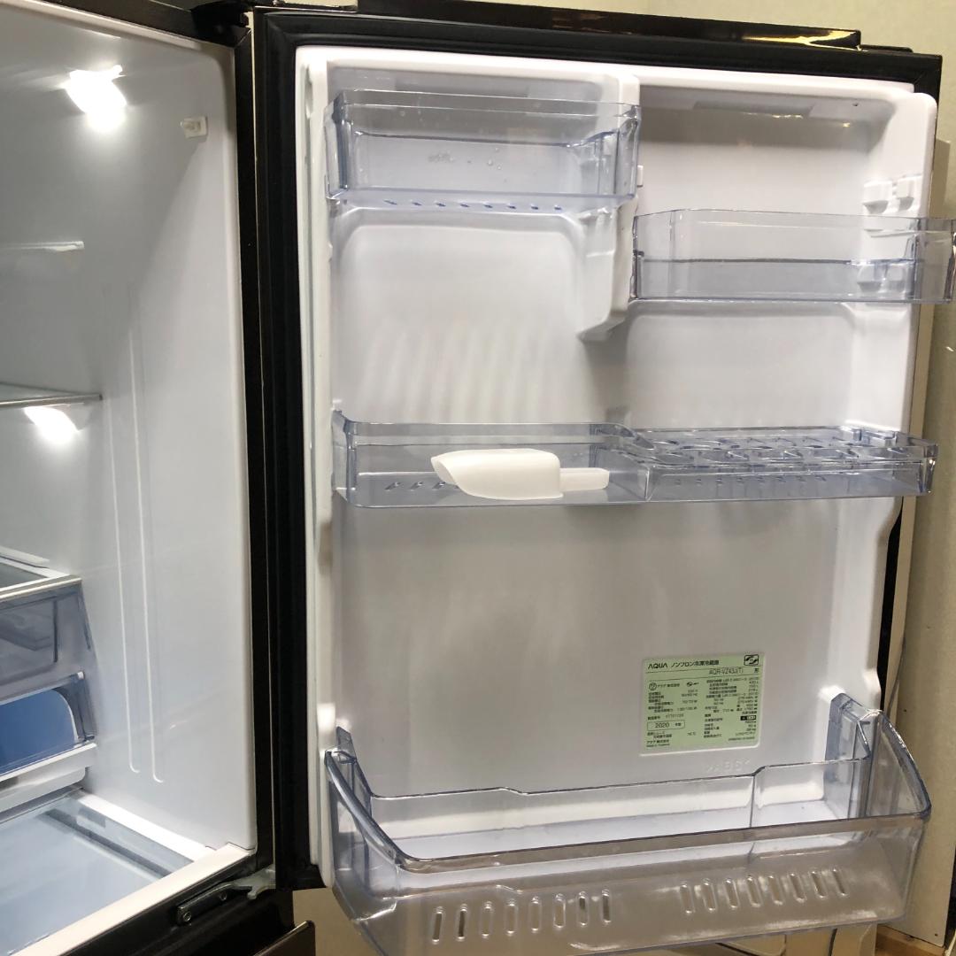 美品 アクア 冷蔵庫 AQR-VZ43J(T) 2020年製 右開き 88148