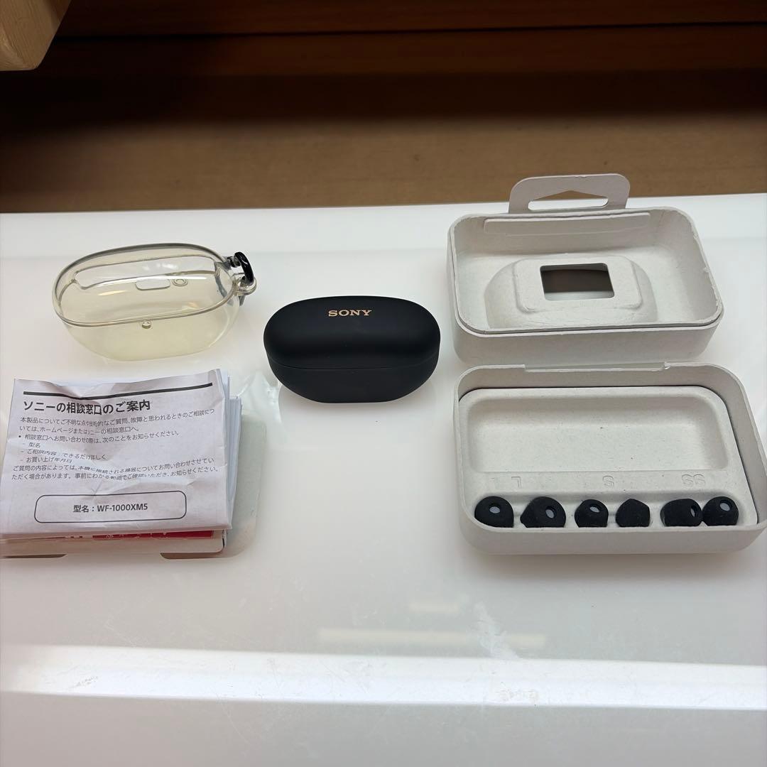 Sony WF-1000XM5 ブラック 充電ケース付き
