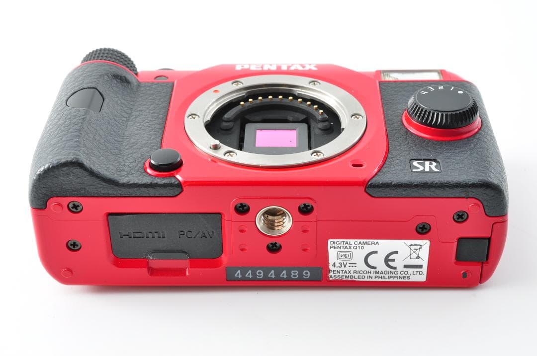 PENTAX Q10 レッド 2個レンズ5-15㎜ 15-45mm 元箱付＃65