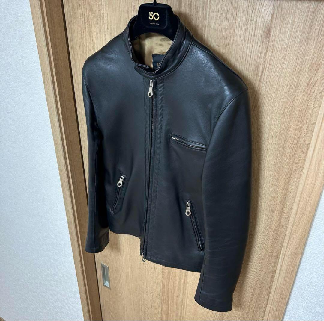 【11/16まで限定価格】チンクアンタ レザー ライダースジャケット