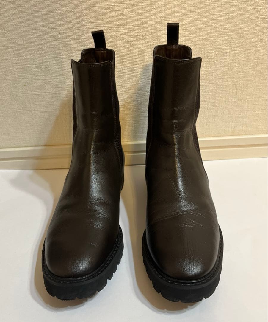 『23区』　サイドゴアブーツ ダークブラウン　23.5センチ