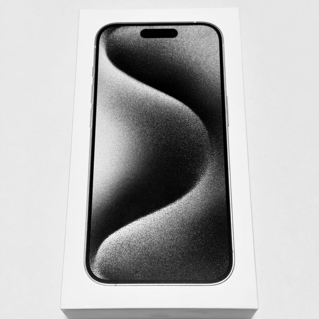 u*a様 Apple iPhone 15 Pro SIMフリー ホワイトチタニウ