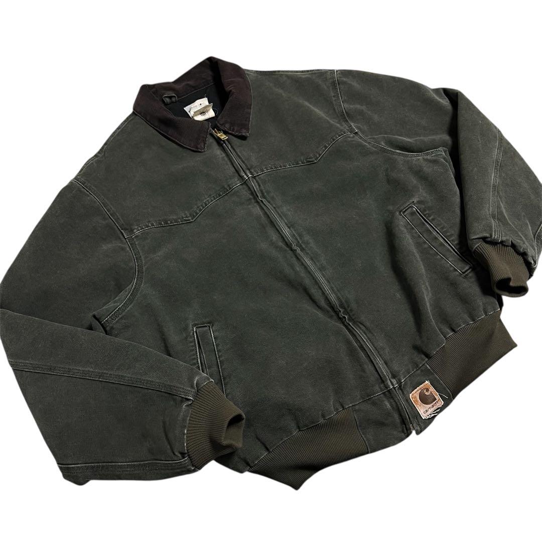極上　カーハート　サンタフェジャケット　J14MOS モスグリーン