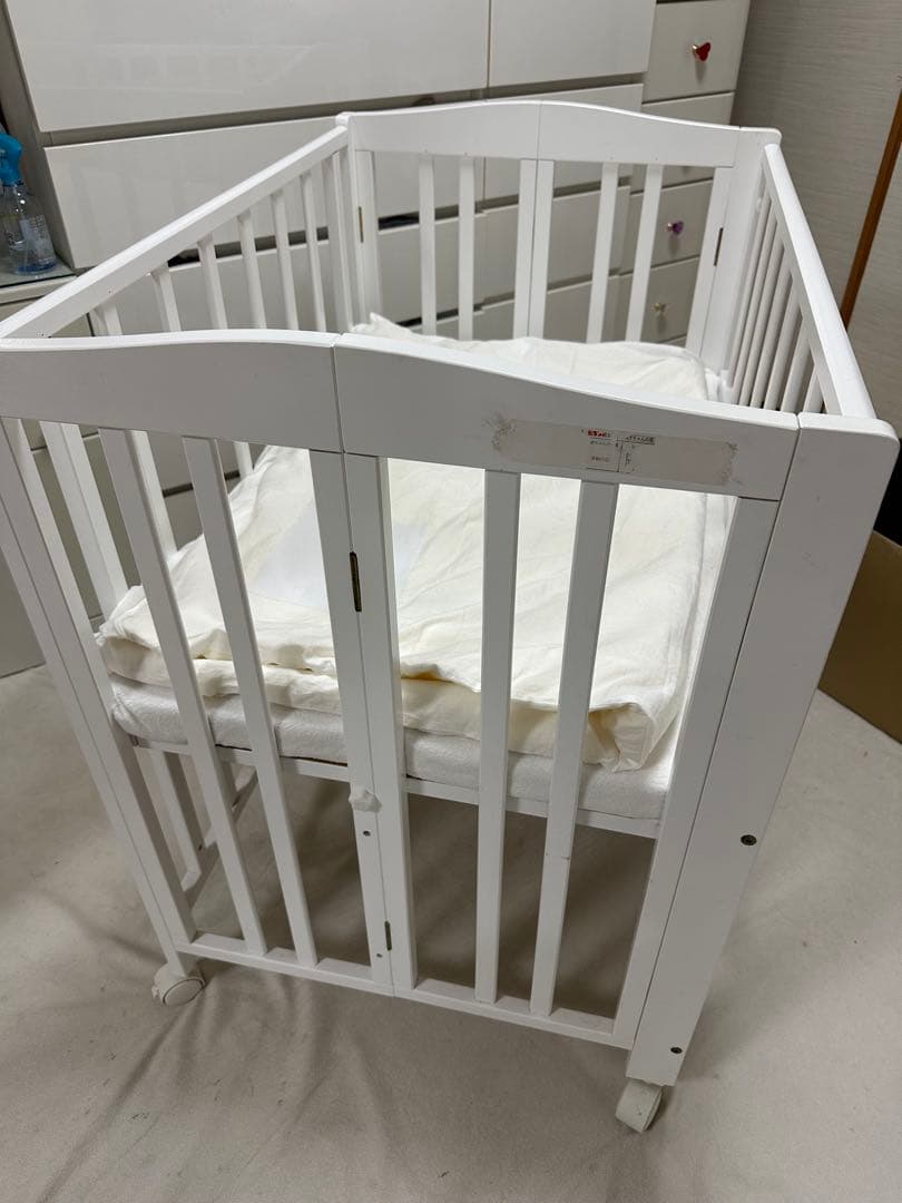 KATOJI ミニサイズ 折りたたみベビーベッド