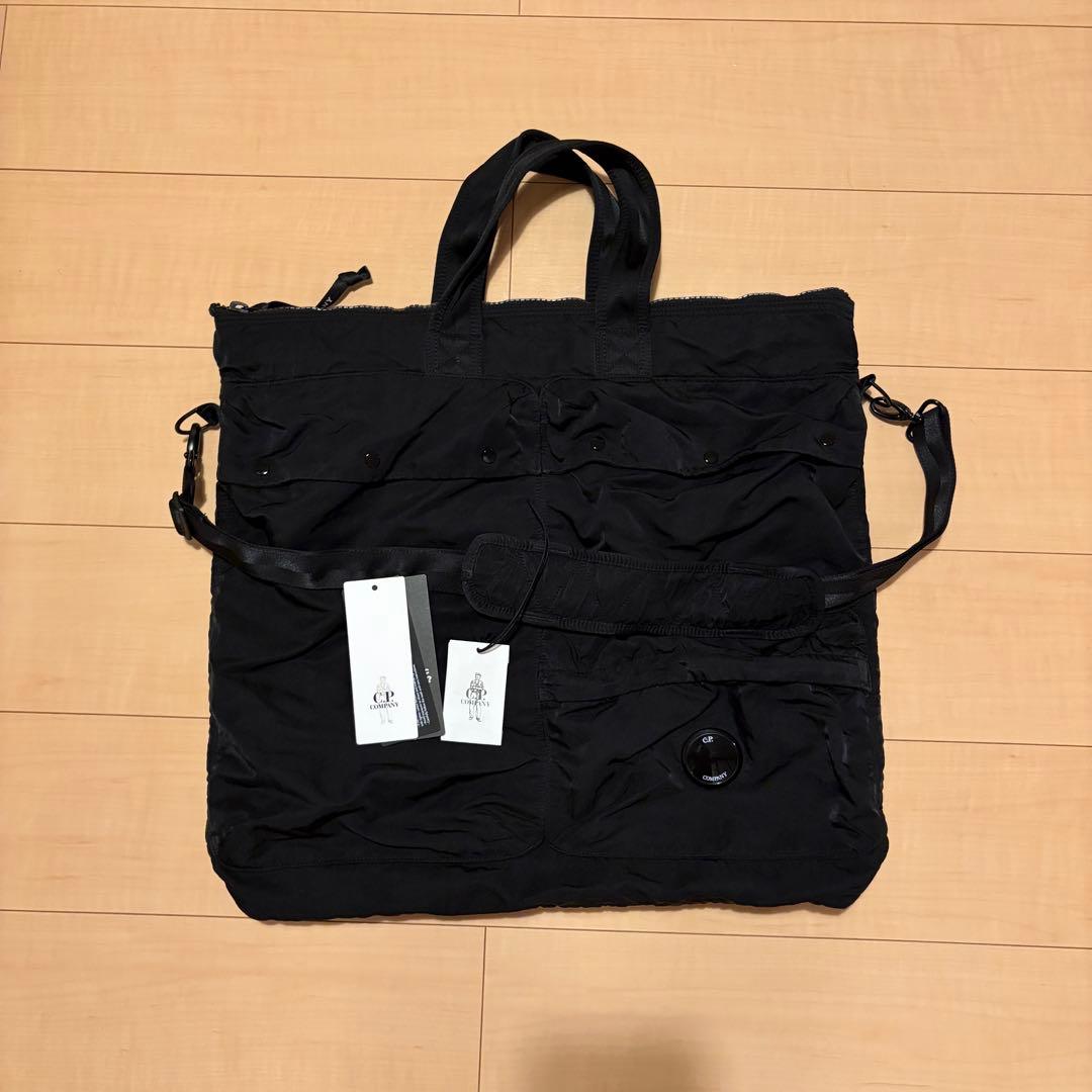 CP COMPANY ブラック トートバッグ