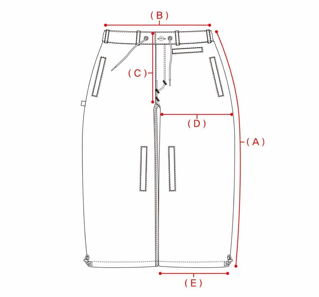 BSRABBIT スーパーワイドパンツ　ブラウン