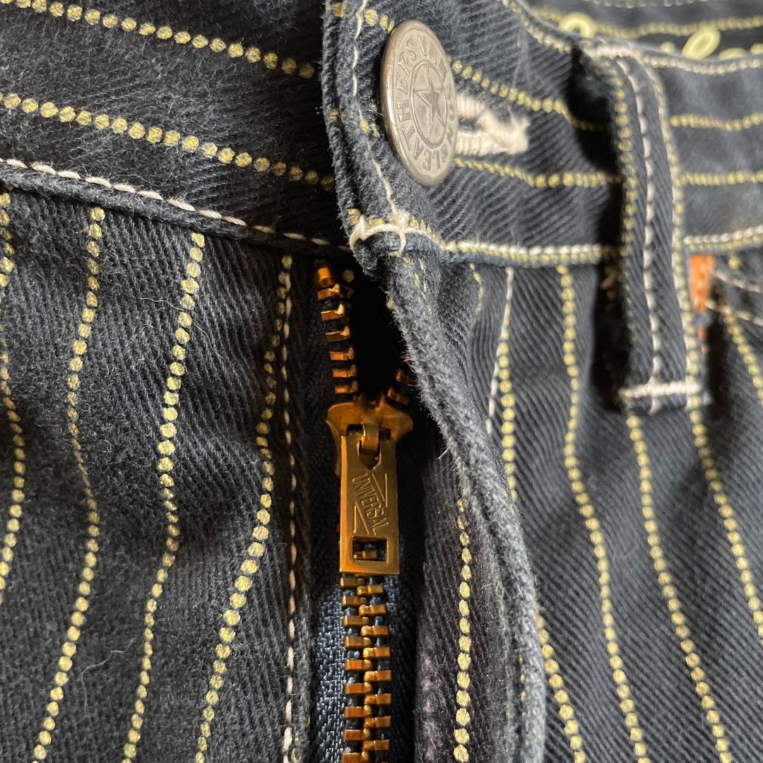 美品　VANSON バンソン　ウォバッシュパンツ　デニム　32 日本製