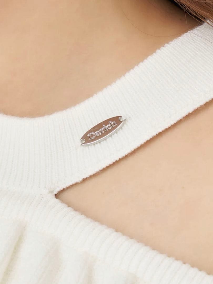 新品・未開封♡Darich♡ベルスリーブフリルニットトップス　IVO