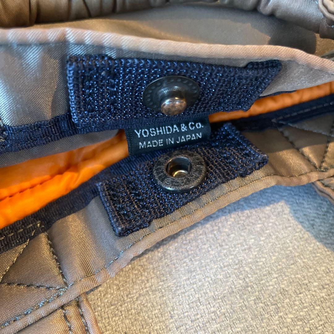 【美品】PORTER TANKER VERTICAL TOTE グレー系 PX