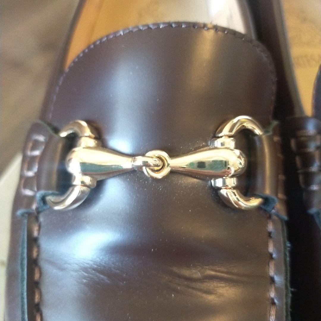 ARTESANOS ブラウンビットローファー 37