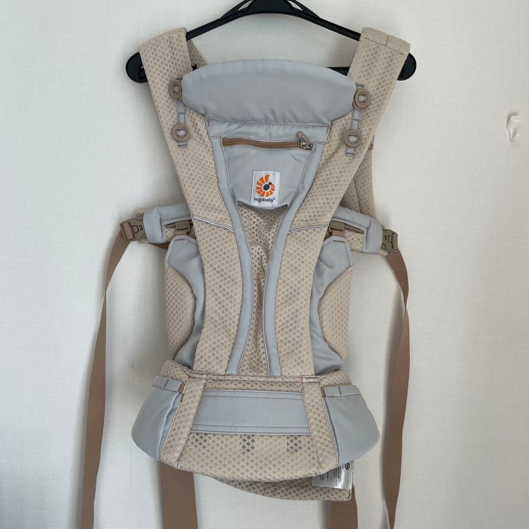 【美品✨】エルゴ 抱っこ紐 オムニブリーズ Ergobaby サンドベージュ