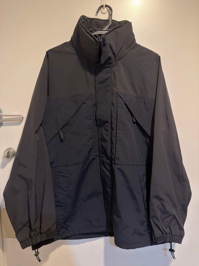最安値 everyone optimal jacket 黒x ネイビー L