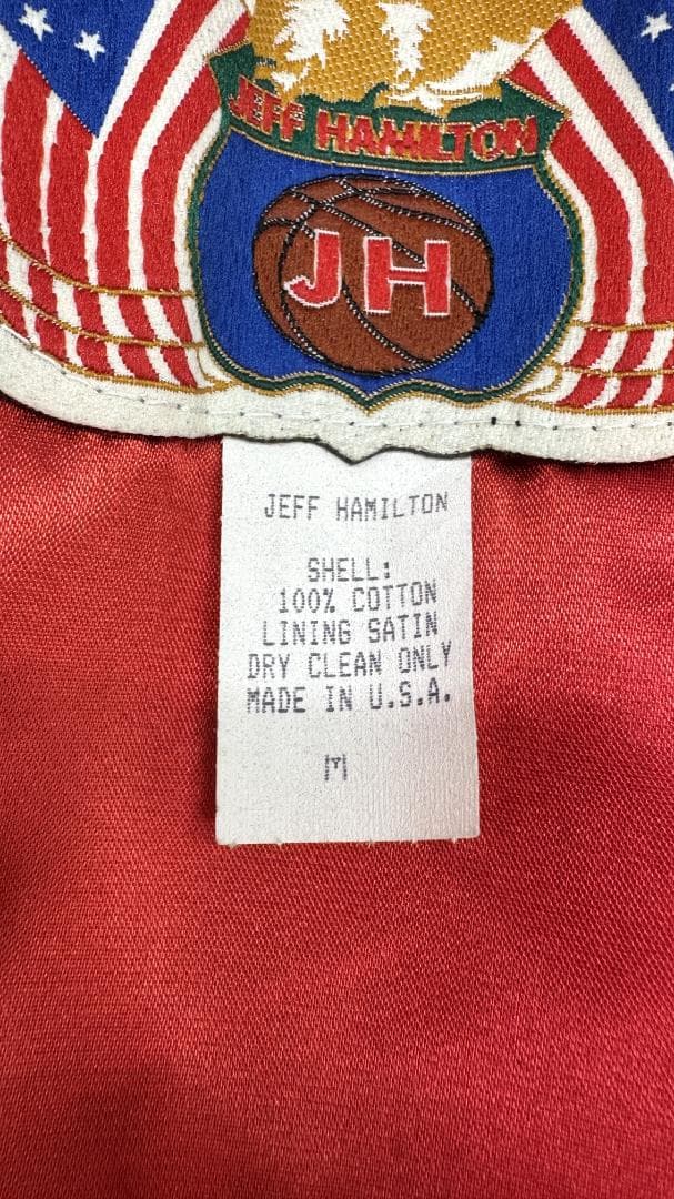 ★JEFF HAMILTON ジェフハミルトン シカゴブルズ ジャケット