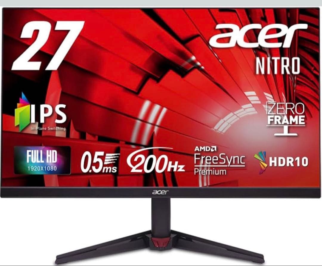 acer Nitro 27インチ ゲーミングモニター