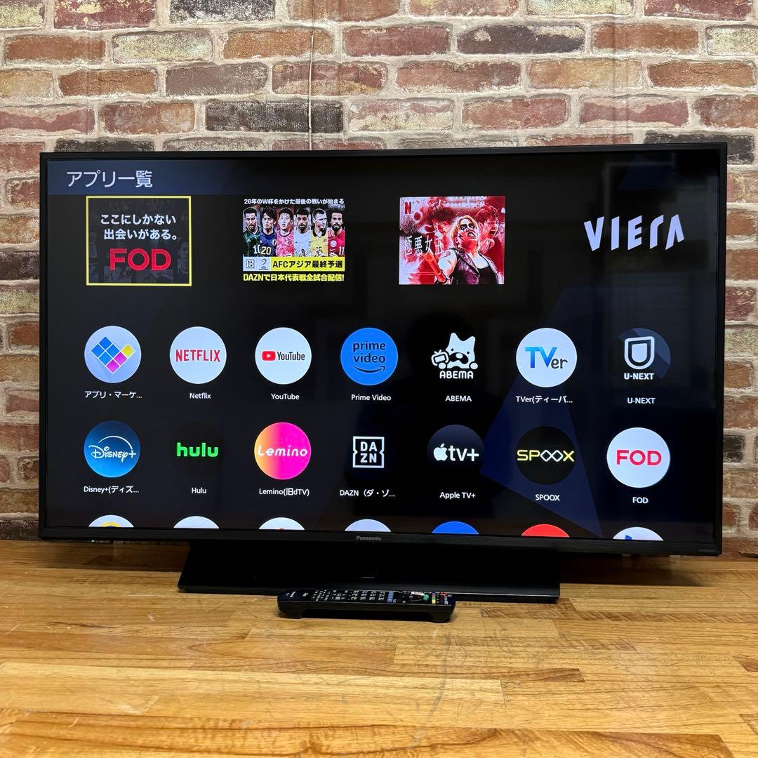 パナソニック 49V型 4K 液晶テレビ スマートビエラ TH-49HX850