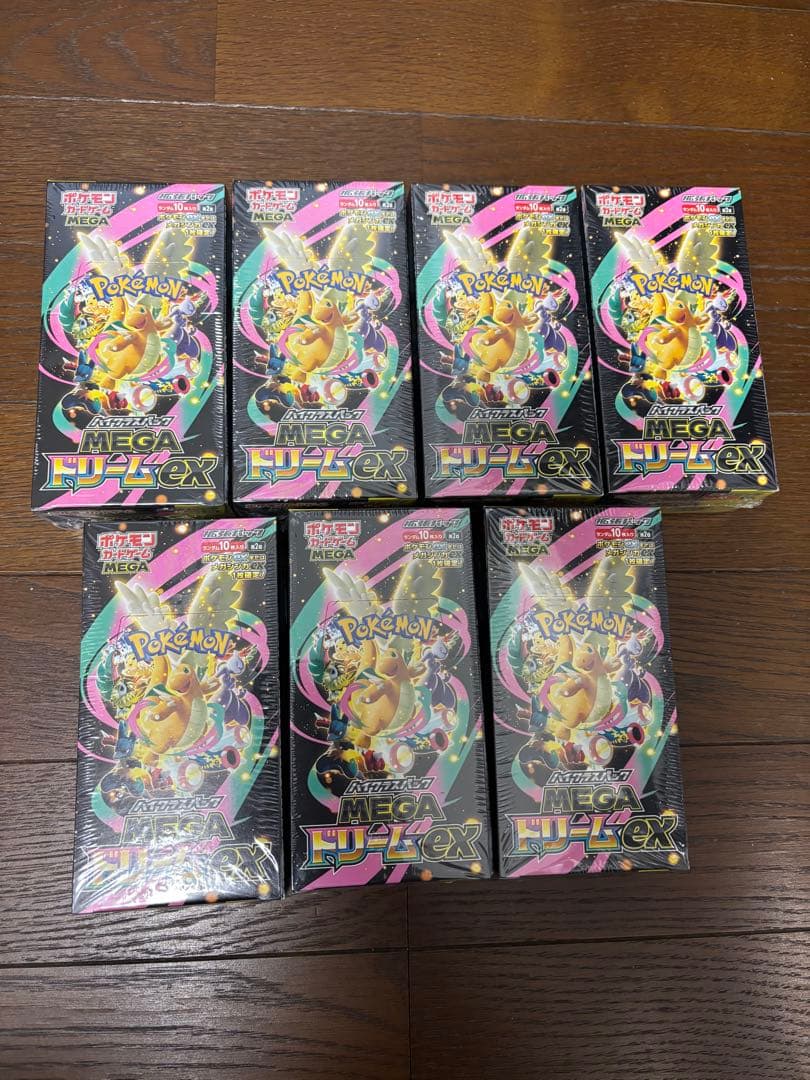 7BOXセット ポケモンカードゲーム ドリームex シュリンク付き 新品 未開封