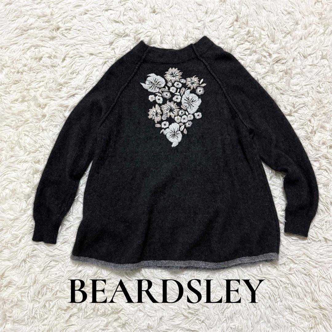 BEARDSLEYビアズリーモヘヤニット刺繍