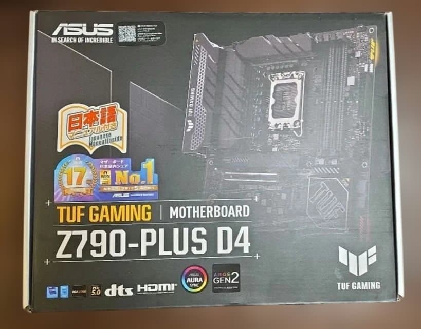ASUS TUF GAMING Z790-PLUS D4 本体