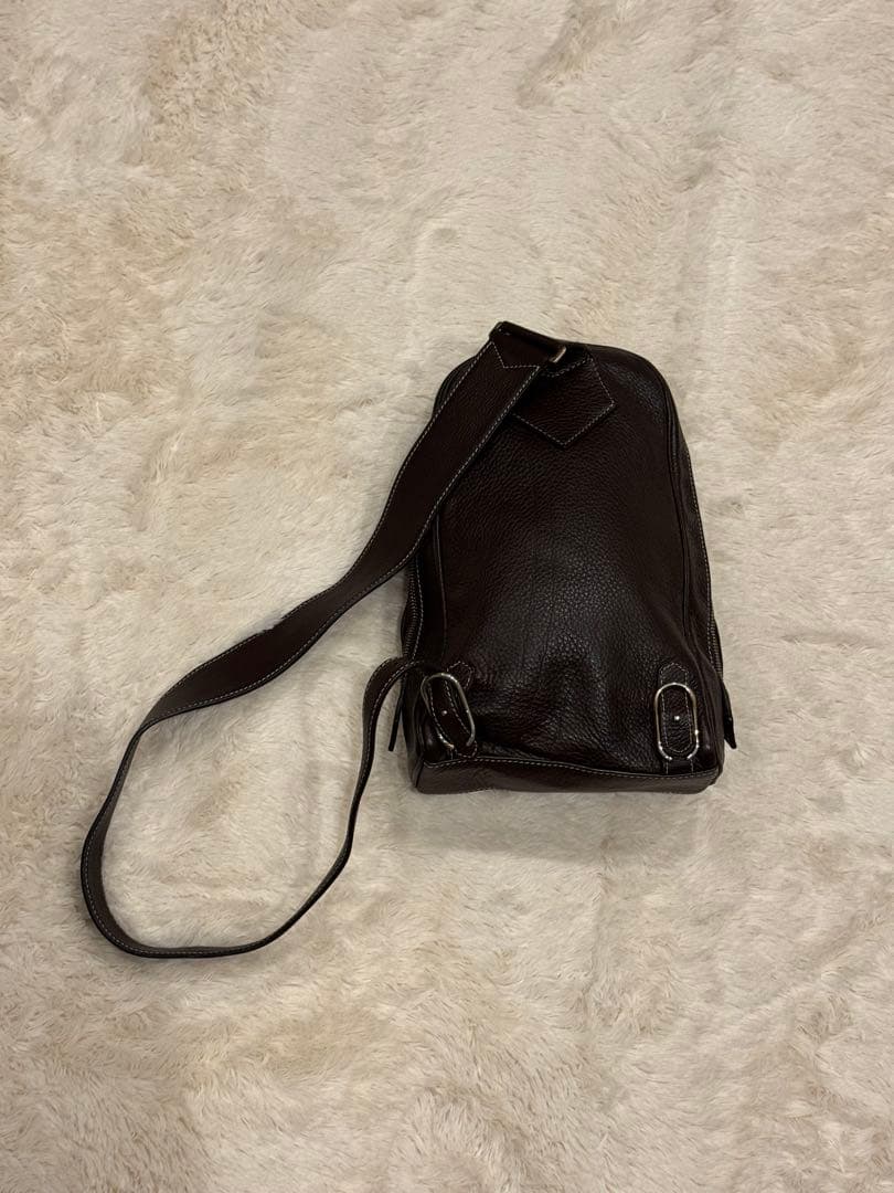 Cisei(シセイ)ボディバッグ ダークブラウンワンショルダー