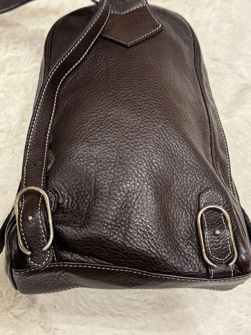 Cisei(シセイ)ボディバッグ ダークブラウンワンショルダー