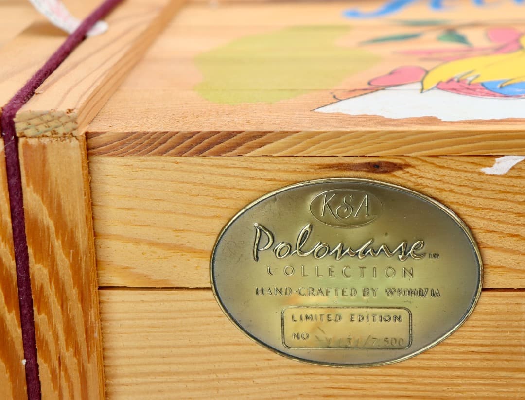 アリス・イン・ワンダーランドとスヌーピー ガラス２セットPOLAND製