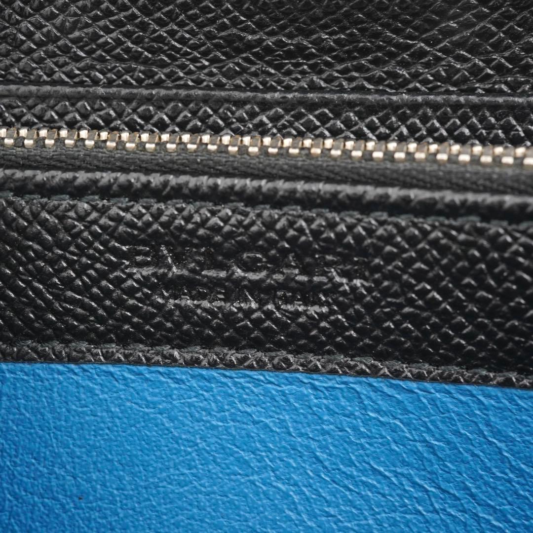 極上美品・箱付　ブルガリマン　長財布　ビーゼロワン　ロゴマニア　バイカラー