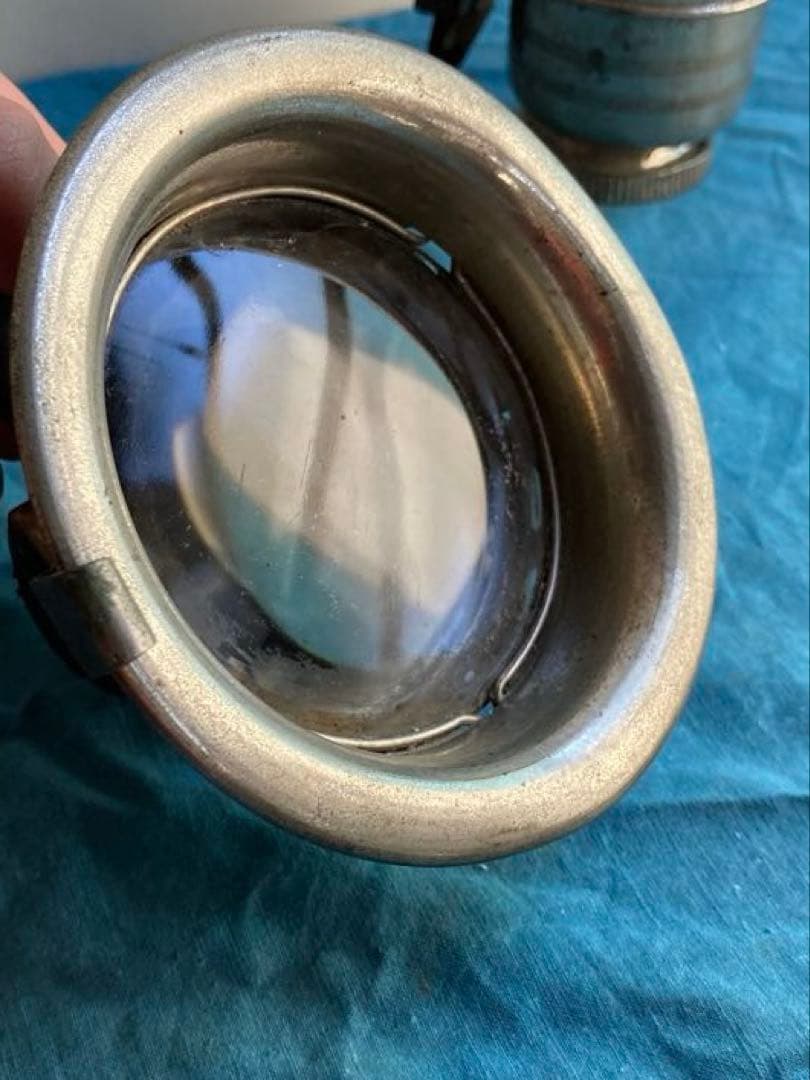 古道具　戦前　カーバイトランプ　アセチレンランプ　自転車用