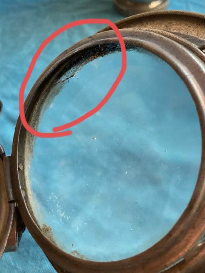 古道具　戦前　カーバイトランプ　アセチレンランプ　自転車用