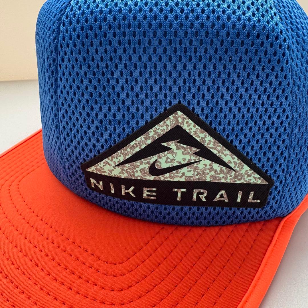 NIKE TRAIL メッシュ キャップ 青・オレンジ