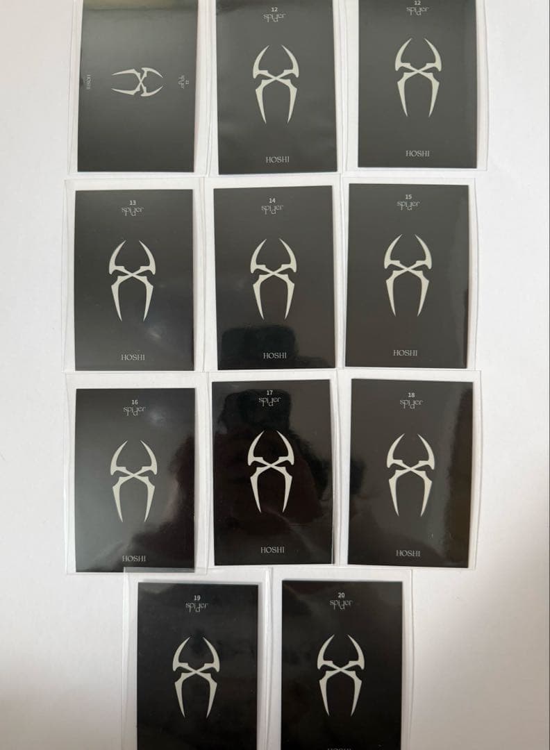 seventeen ホシ　トレカ　spider コンプリートセット　コンプ