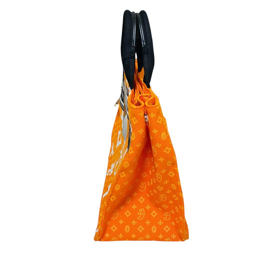 【超希少 限定モデル】カステルバジャック トートバッグ オレンジ 圧巻のデザイン