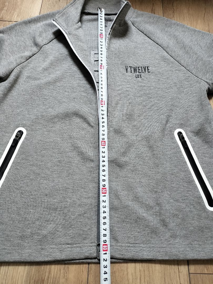 値下げ中【V12】メンズ ゴルフ 秋冬ウエア スウェット セット グレー系