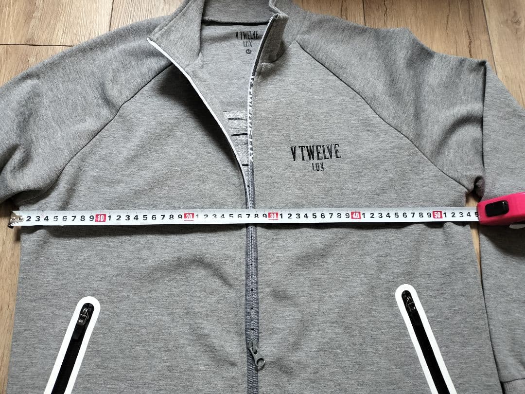 値下げ中【V12】メンズ ゴルフ 秋冬ウエア スウェット セット グレー系