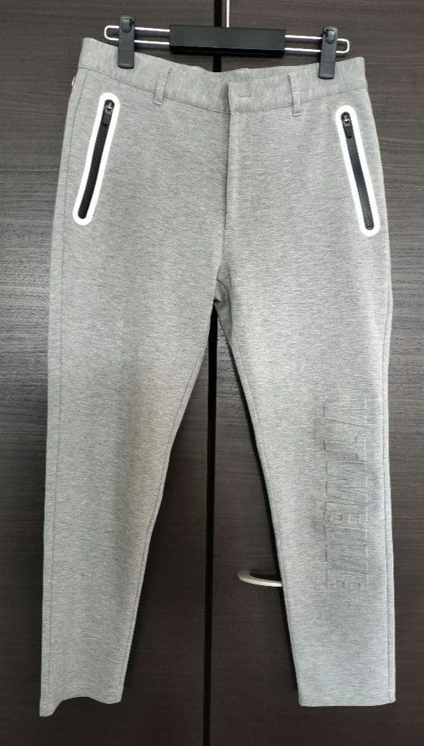 値下げ中【V12】メンズ ゴルフ 秋冬ウエア スウェット セット グレー系