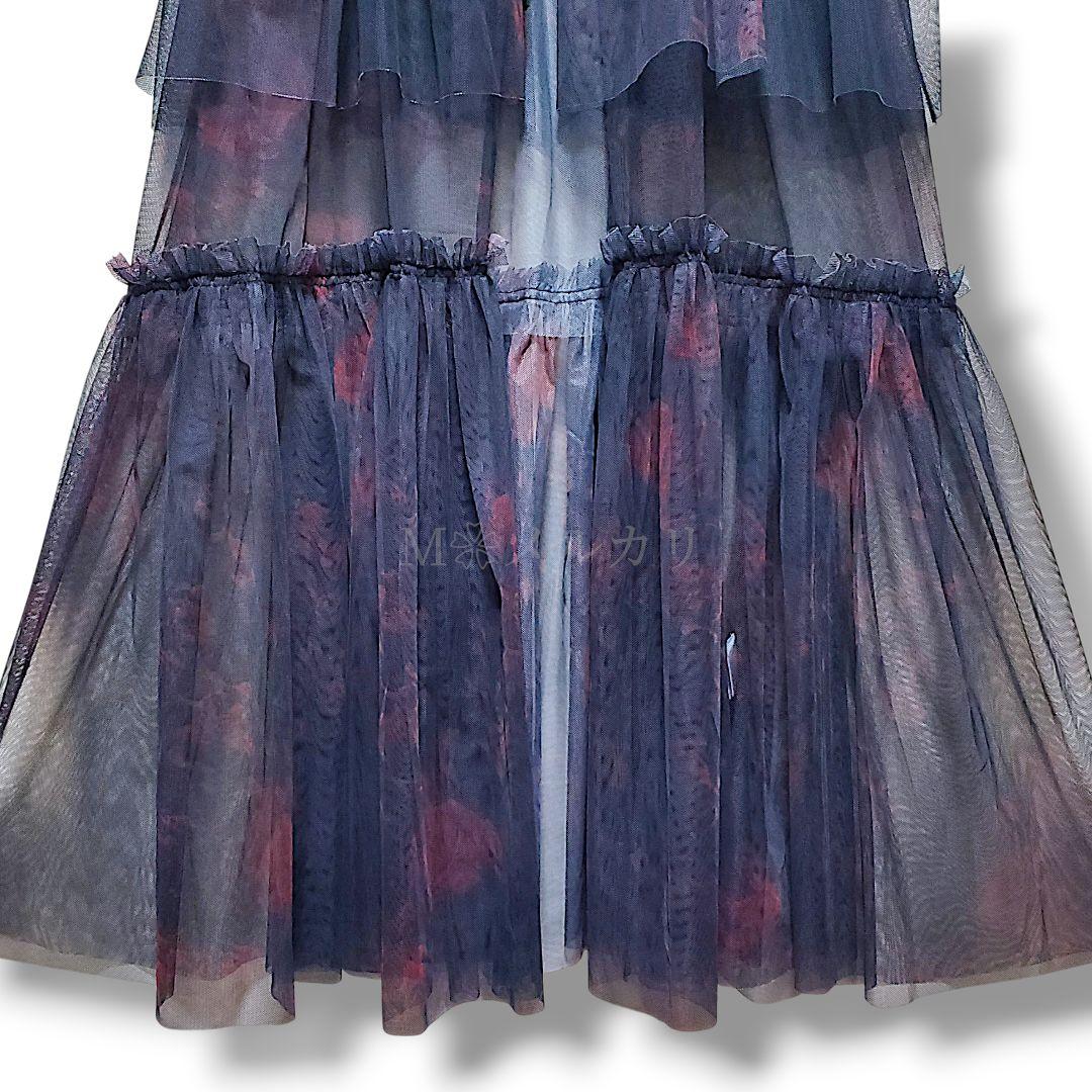 即完売美品✨サスツキチュールベルトスカートHAREハーネスシアーレイヤード春ハレ