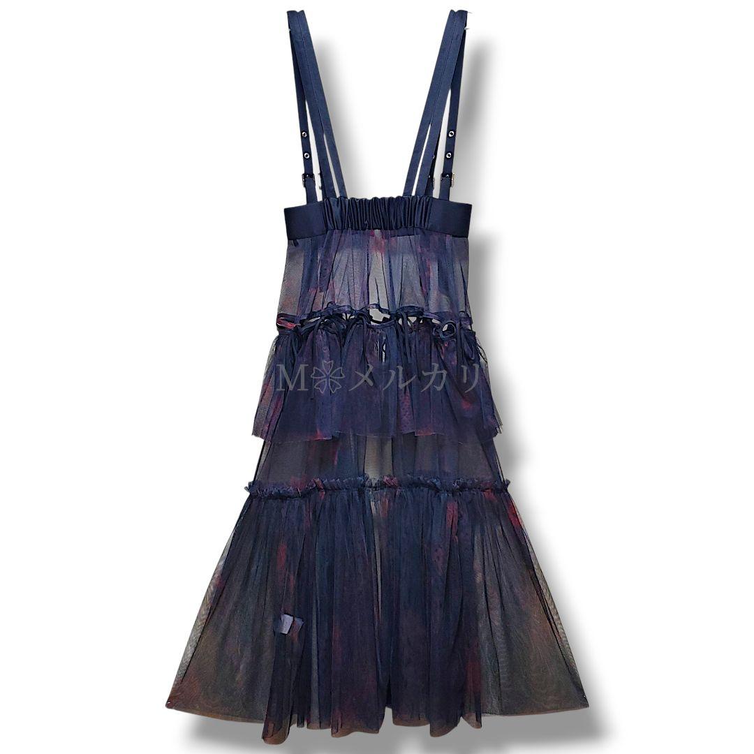 即完売美品✨サスツキチュールベルトスカートHAREハーネスシアーレイヤード春ハレ