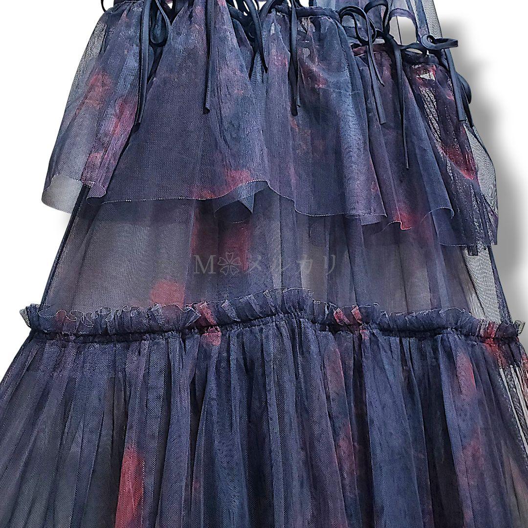 即完売美品✨サスツキチュールベルトスカートHAREハーネスシアーレイヤード春ハレ