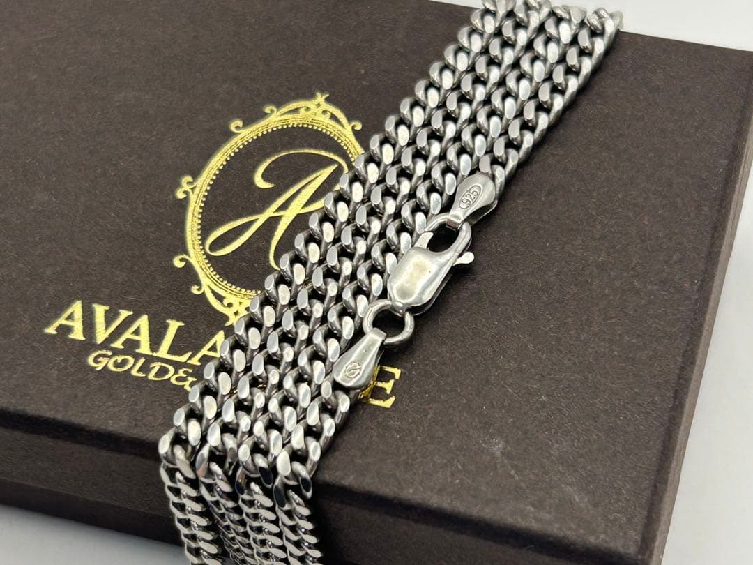 アヴァランチ AVALANCHE シルバー925 喜平ネックレス 幅3.9mm
