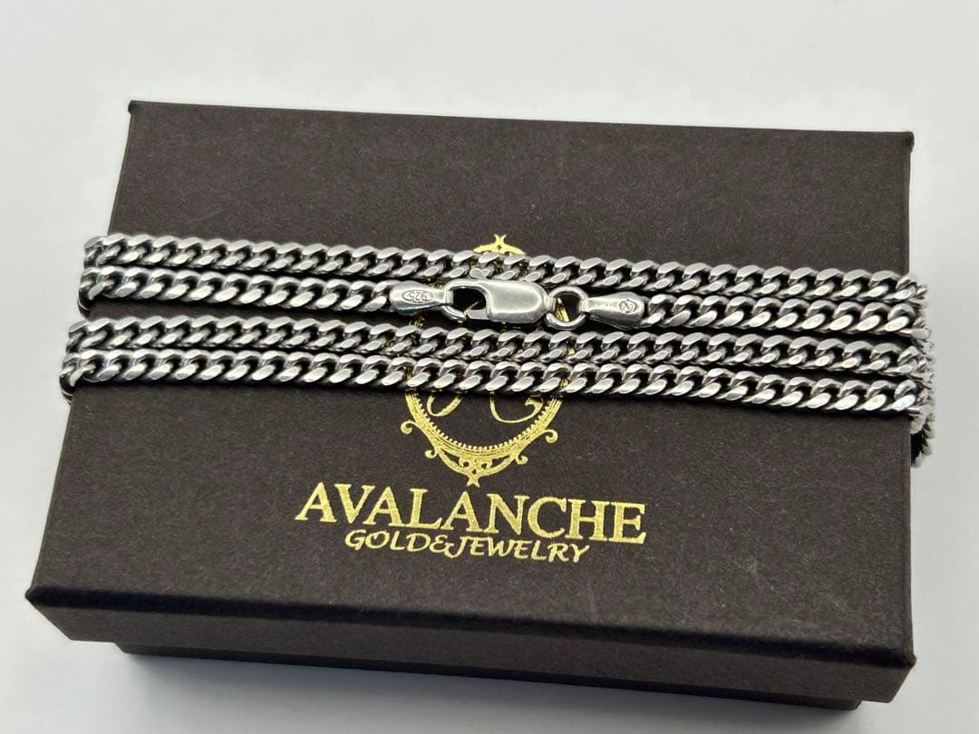アヴァランチ AVALANCHE シルバー925 喜平ネックレス 幅3.9mm
