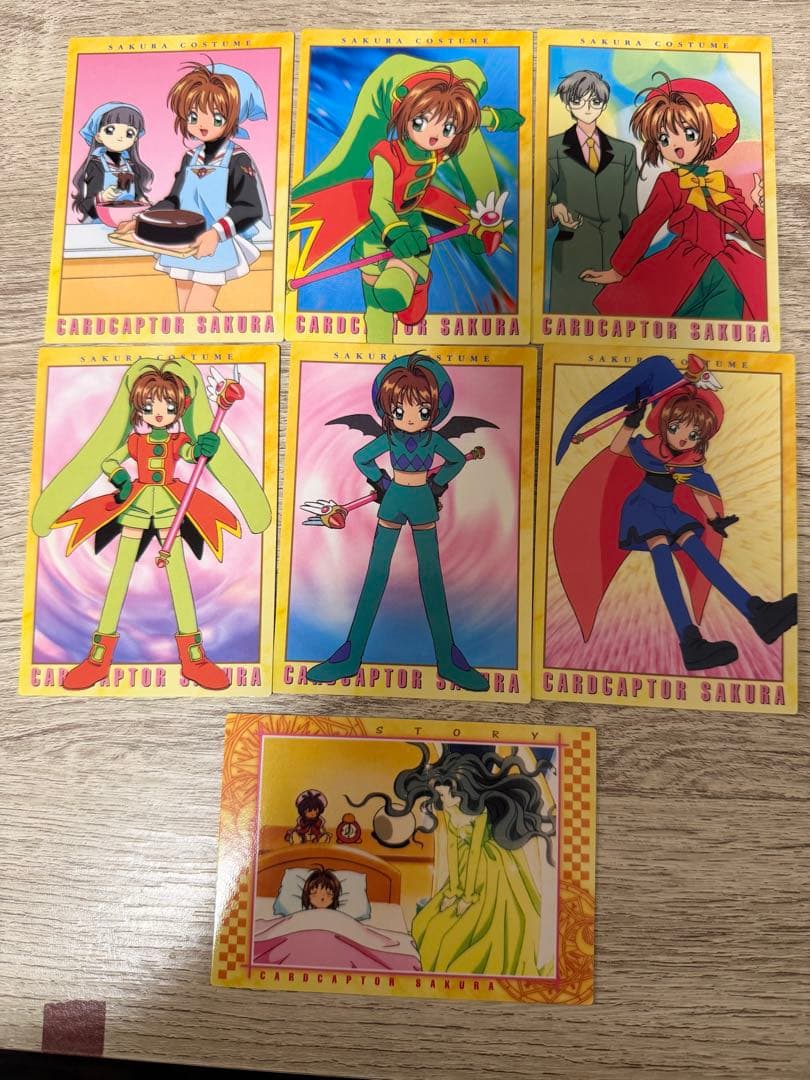 カードキャプターさくら カードダスマスターズ　さくら　7枚
