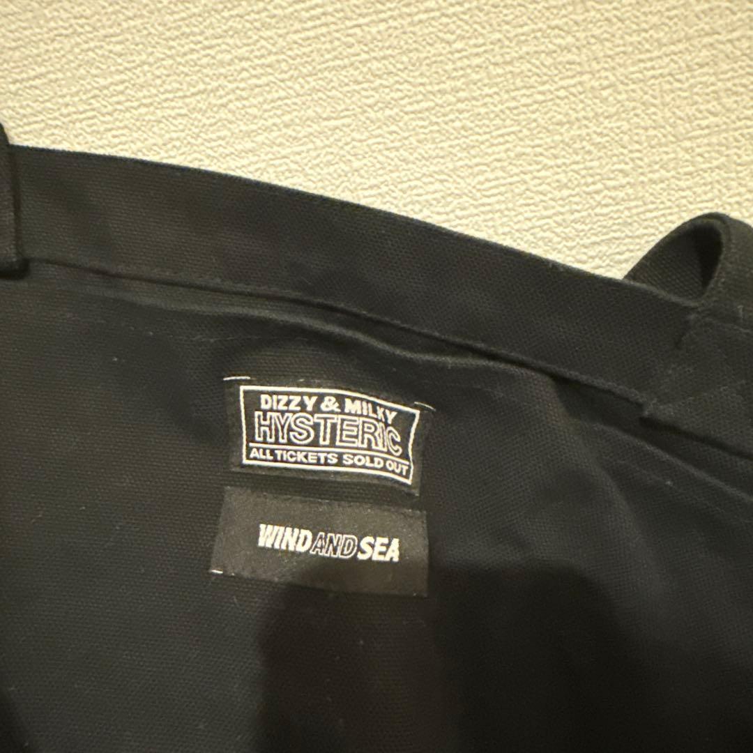 ヒステリックグラマー × ウィンダンシー トートバッグ wind and sea