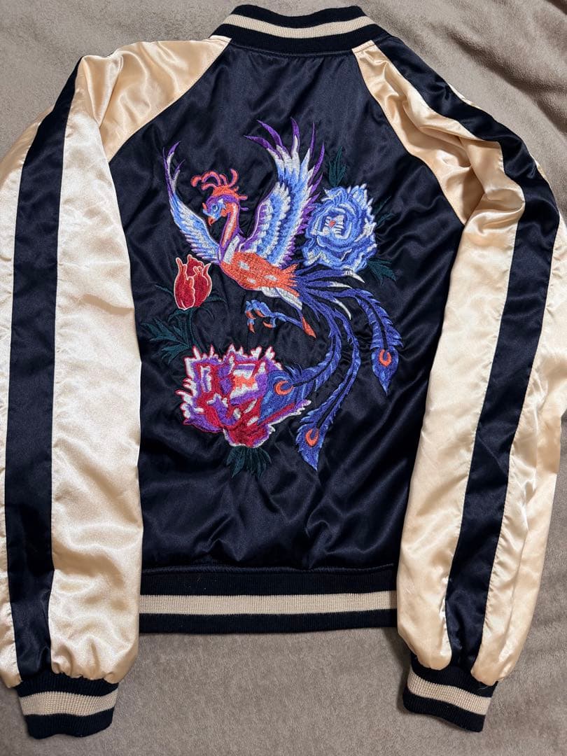 美品 日本製 ２面用 hoshihime 芸者 限定 スカジャン vintage