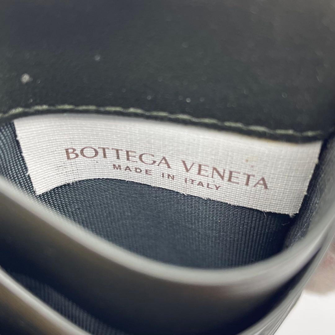 ボッテガヴェネタ カード ケース イントレチャート グリーン 箱 保存袋付